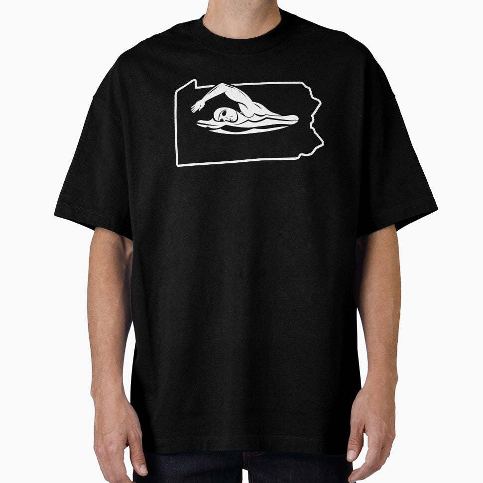 Swimming Shirt Pennsylvania Swim Team Shirt by shoppzee