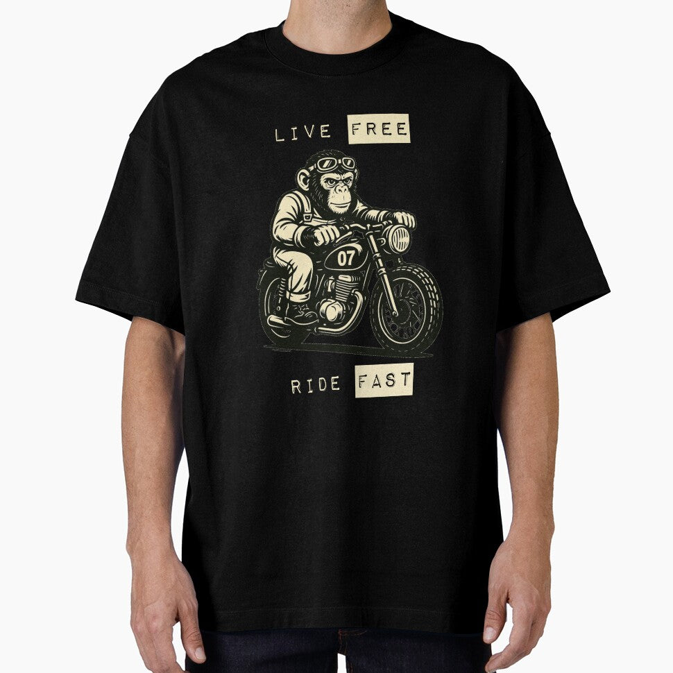 Monkey on motorcycle by NerdvanaDsg