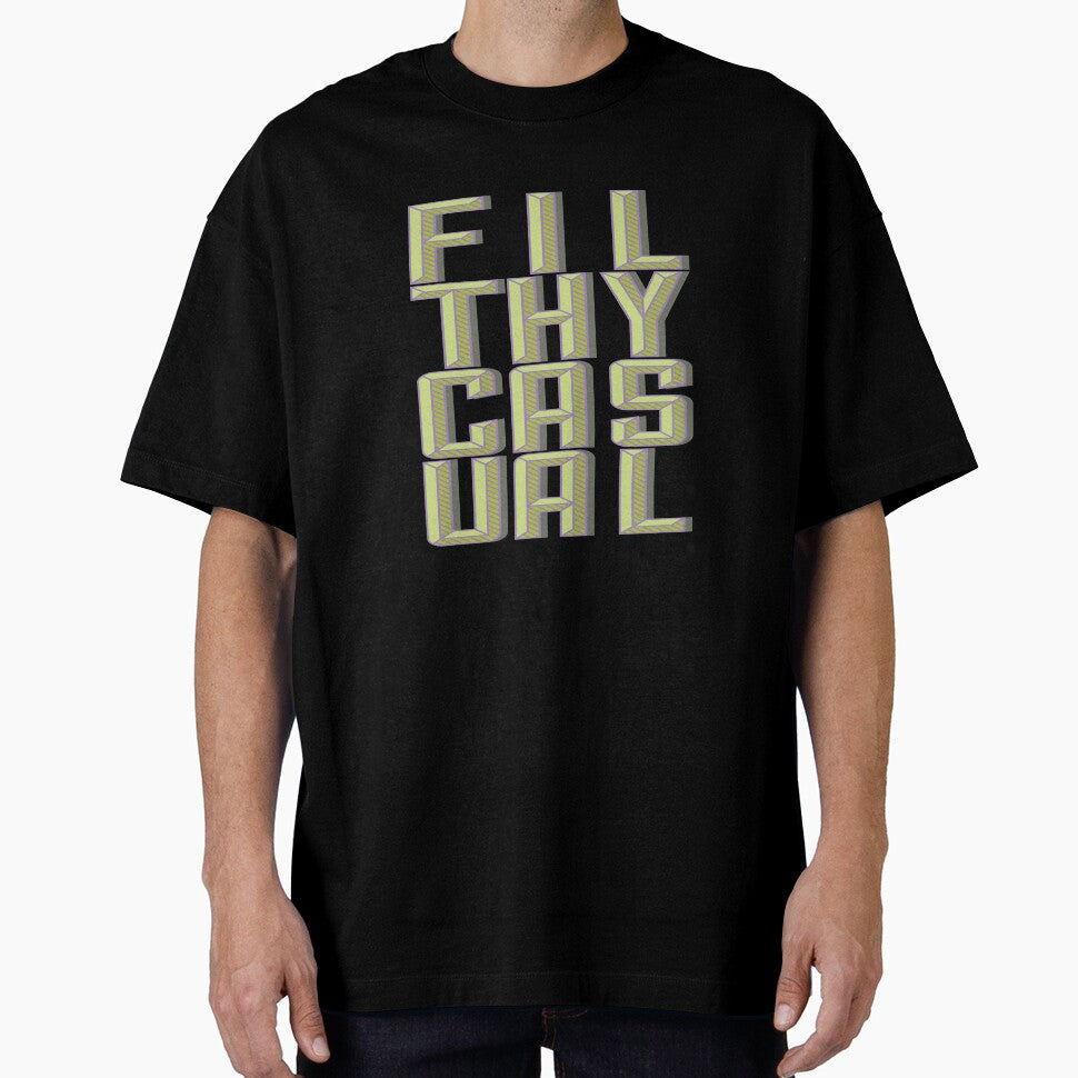 Filthy Casual Big Letter by Ninja Design Inc