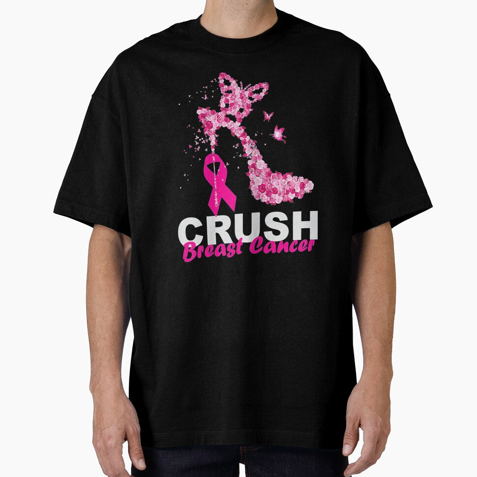 Womens High Heel Crush Breast Cancer Awareness by GiselleShop