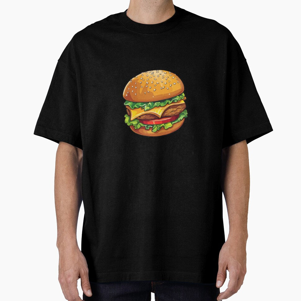 Burger Tasting Girl (Black) by sunset-capturer