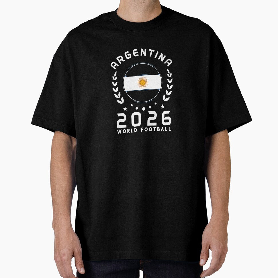 World Cup 2026 Argentina Football Fan Argentine Supporter T-Shirt_85614595 by SubStudio97