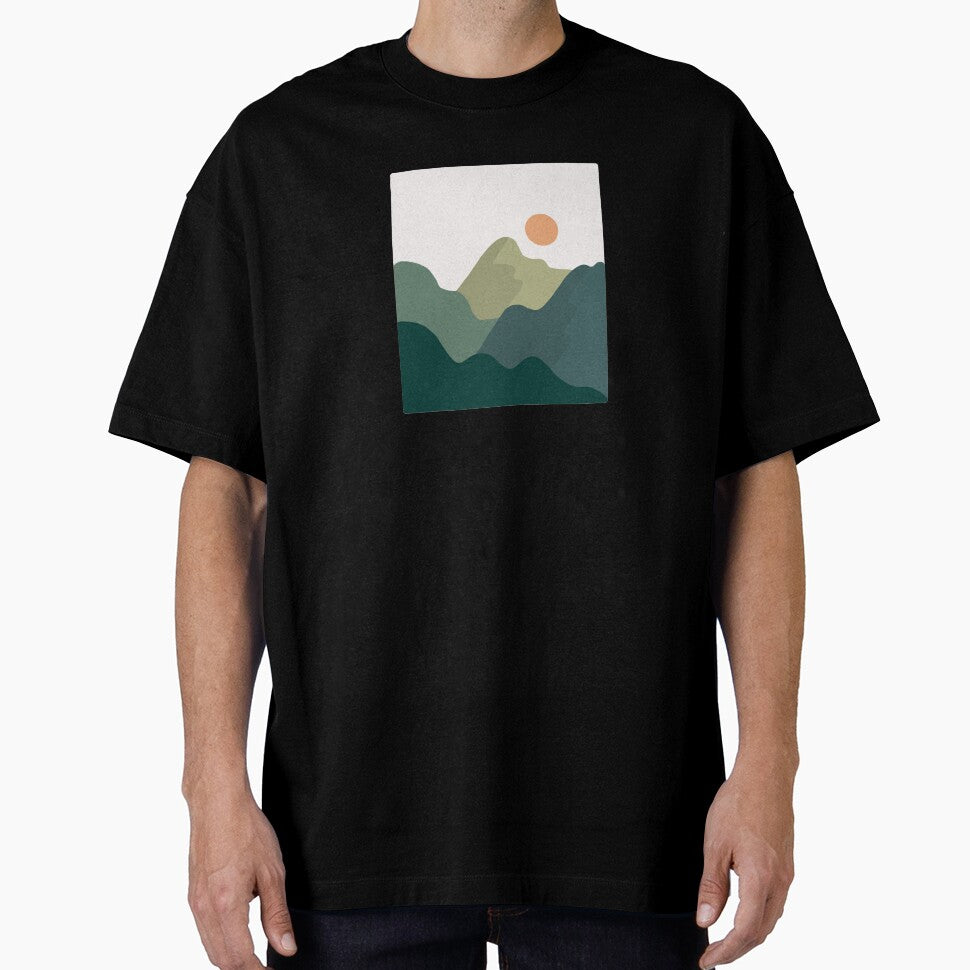 simple mountains design by lucy-arts