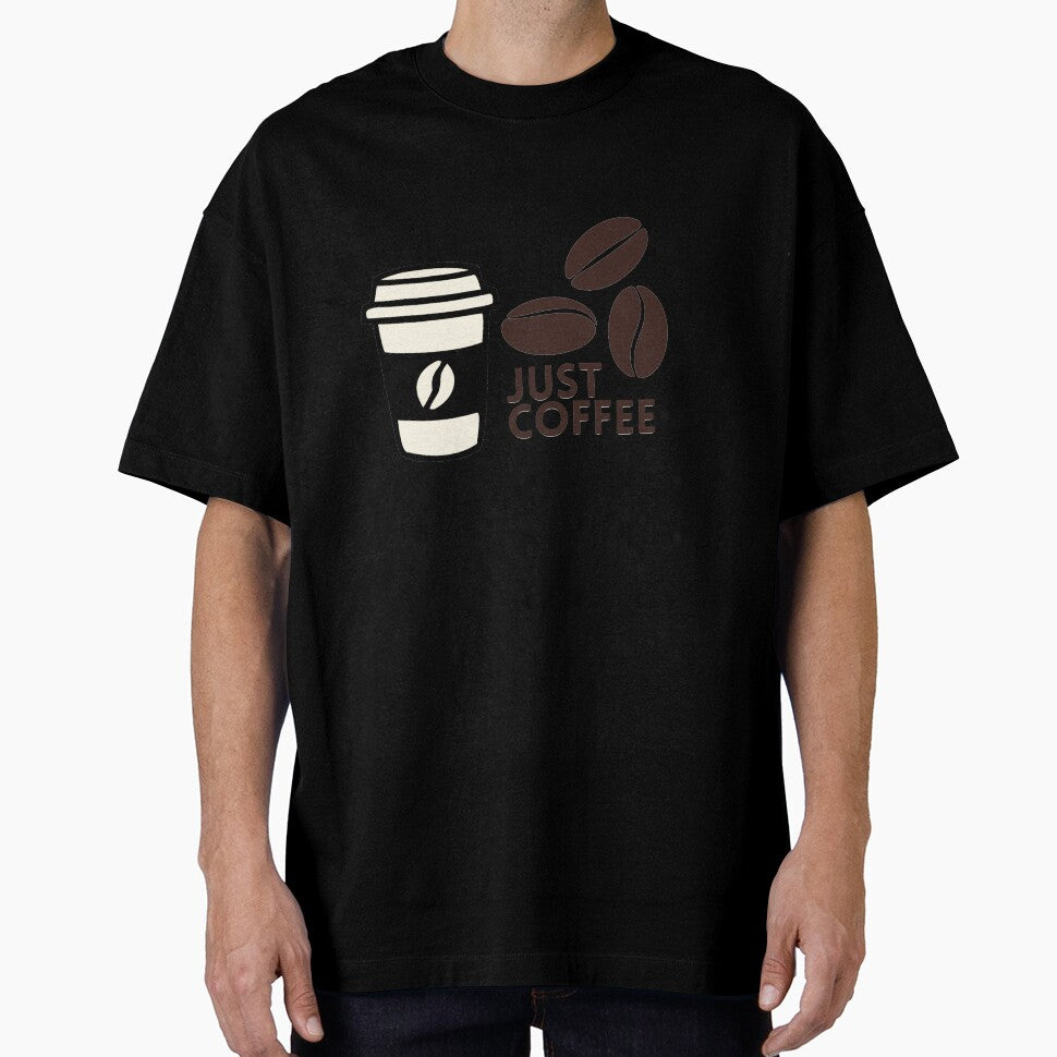 Just Coffee – Minimal Coffee Art by TrendPixie