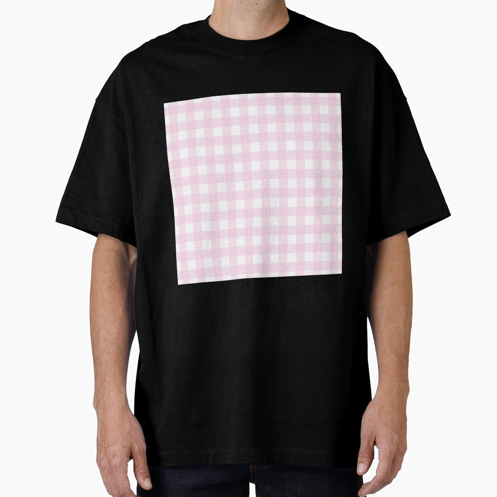 Soft Pink And White Stripe Check Plaid Pattern by IZiets