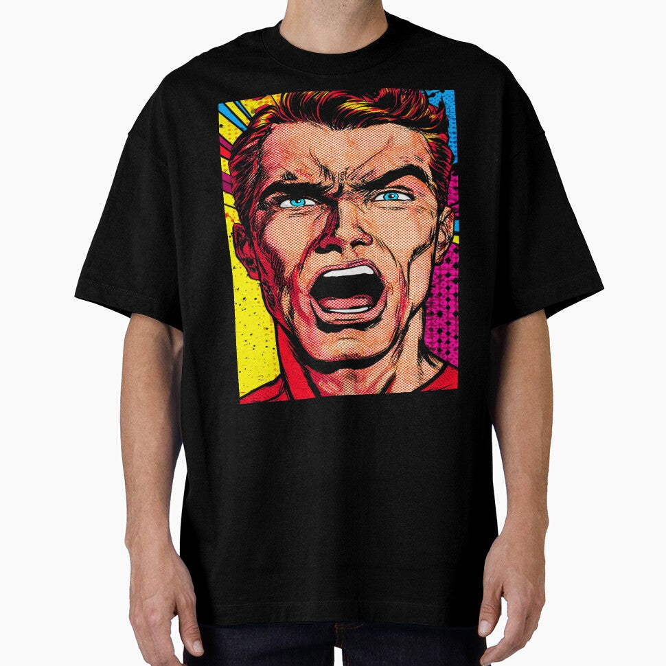 Pop Art Angry Man by NicolasGlowArt