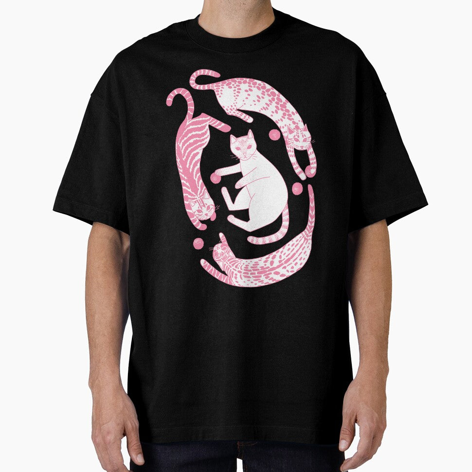 Playful gatines (pink) by blursbyai