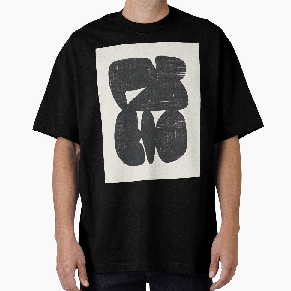 Bold Shapes NO.1 Black by BohomadicStudio