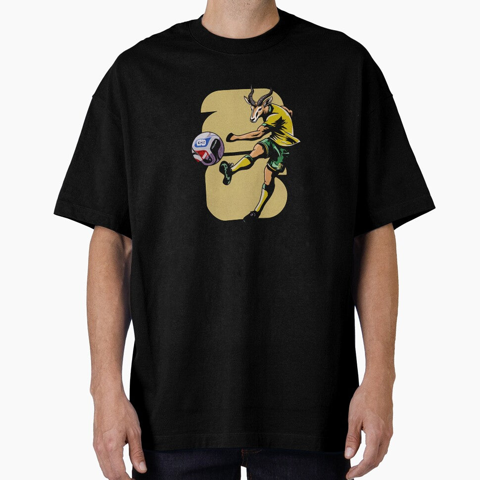 South Africa Springbok Soccer T-Shirt_91176937 by kevincuellar