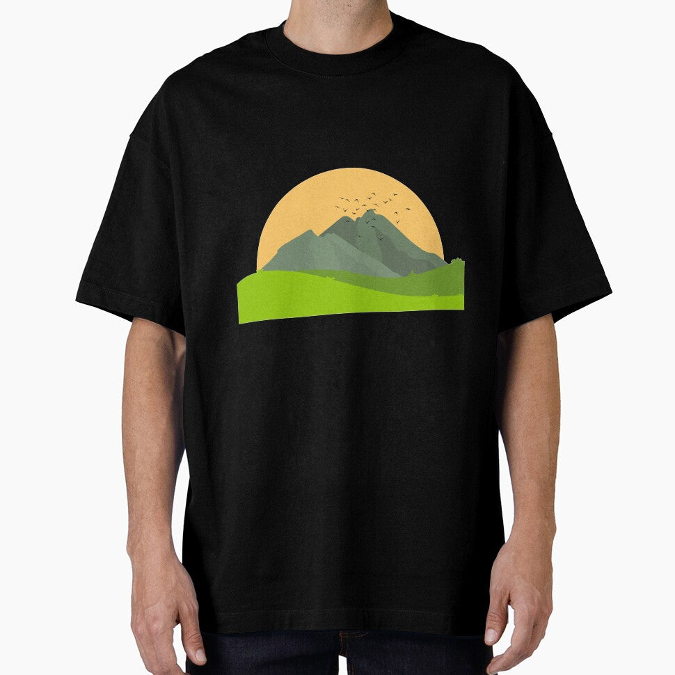 mountain plain sun birds by AA-designstore