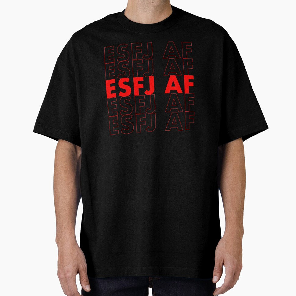 ESFJ AF Red Personality MBTI Funny Shirt by FanaticTee