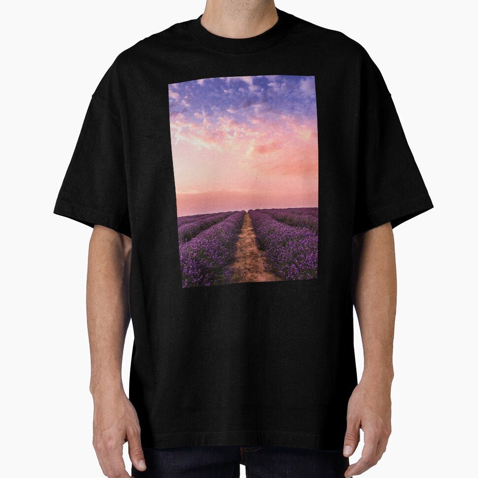 Beautiful Lavender Flower Fields by PotluckPrints