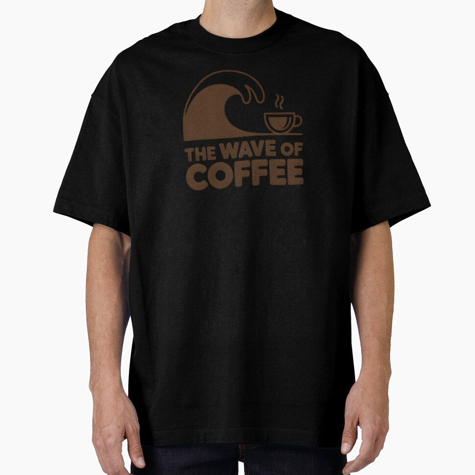 The Wave of Coffee | Coffee Lover Art Shirt by Milosstudio