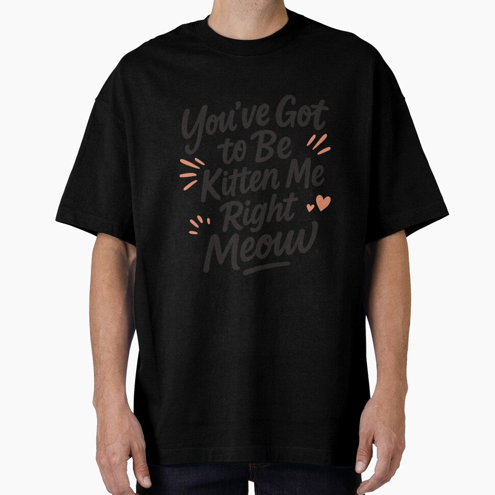 Kitten Me Right Meow Burst Silhouette – Bold Graphic Cat by WhiskerlyGfx