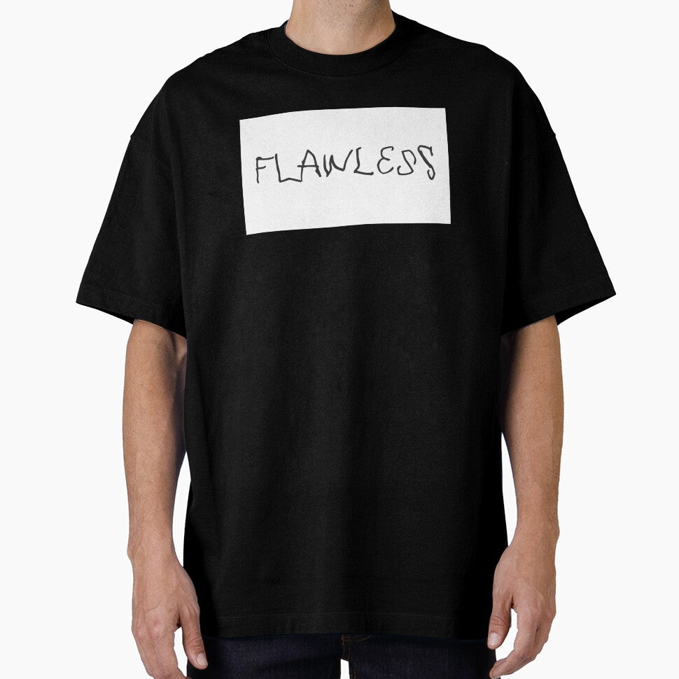 flawless cool design tshirt text by loubrokethewall