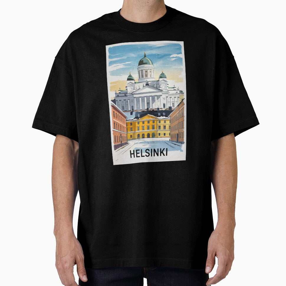 Helsinki Vintage Travel Poster by TravelerRat