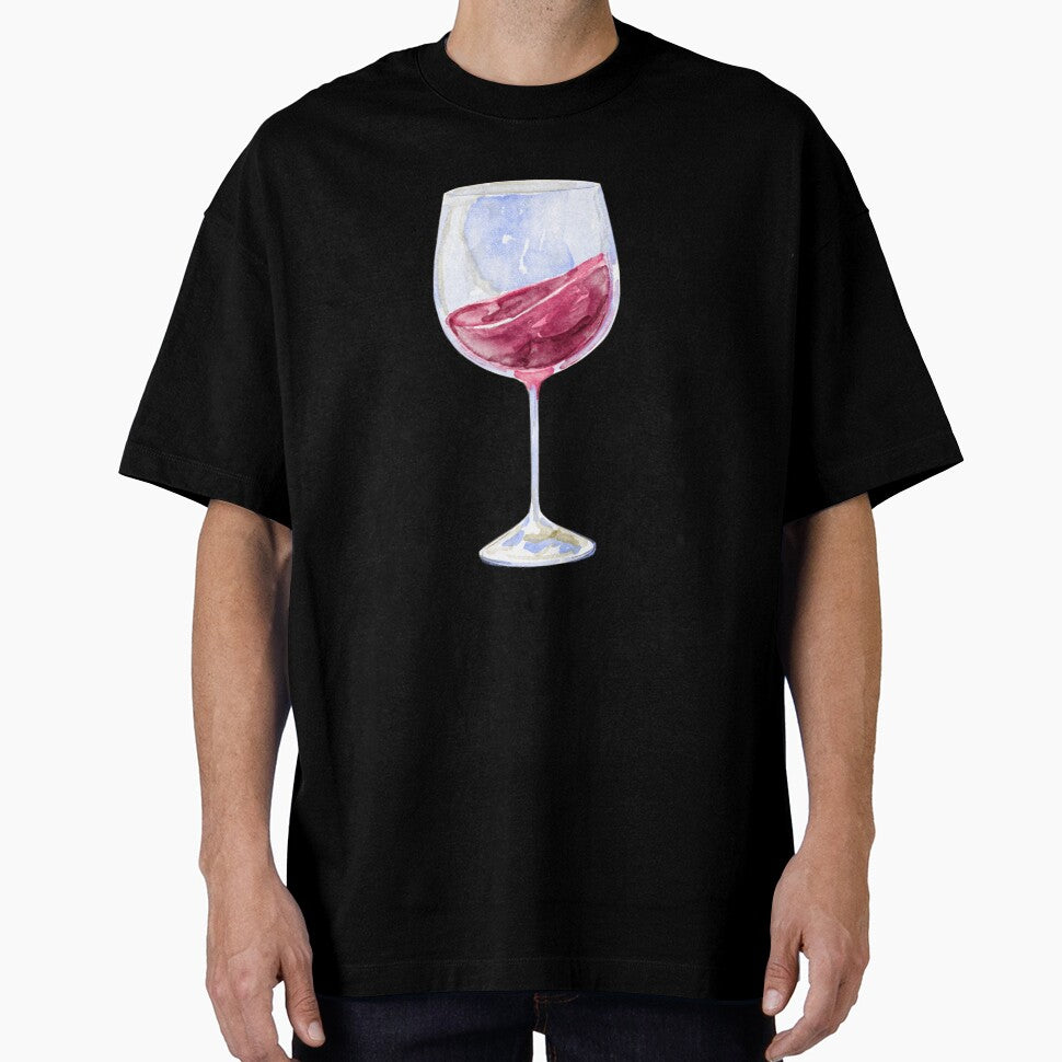 glass of red wine by artbyrosse