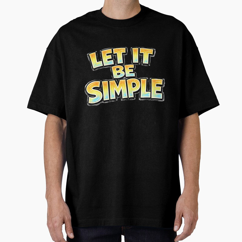 LET IT BE SIMPLE – hand drawn childlike typography by Mac Sketches
