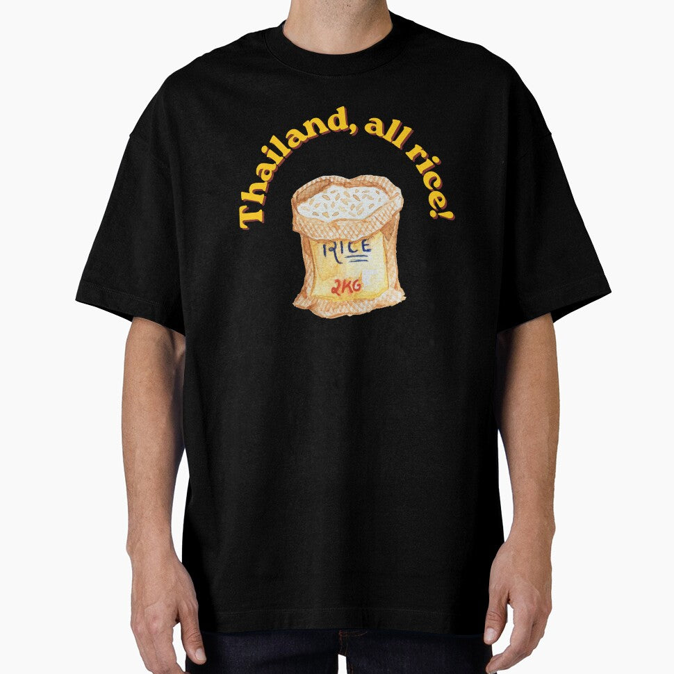 Thailand, All Rice! Funny Rice Pun Design by Lazycocoon