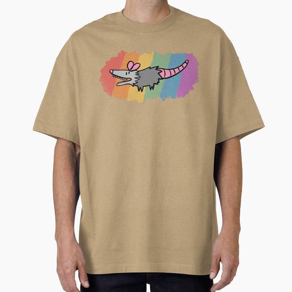 Rainbow Pride Possum by Colbypuppy's Designs