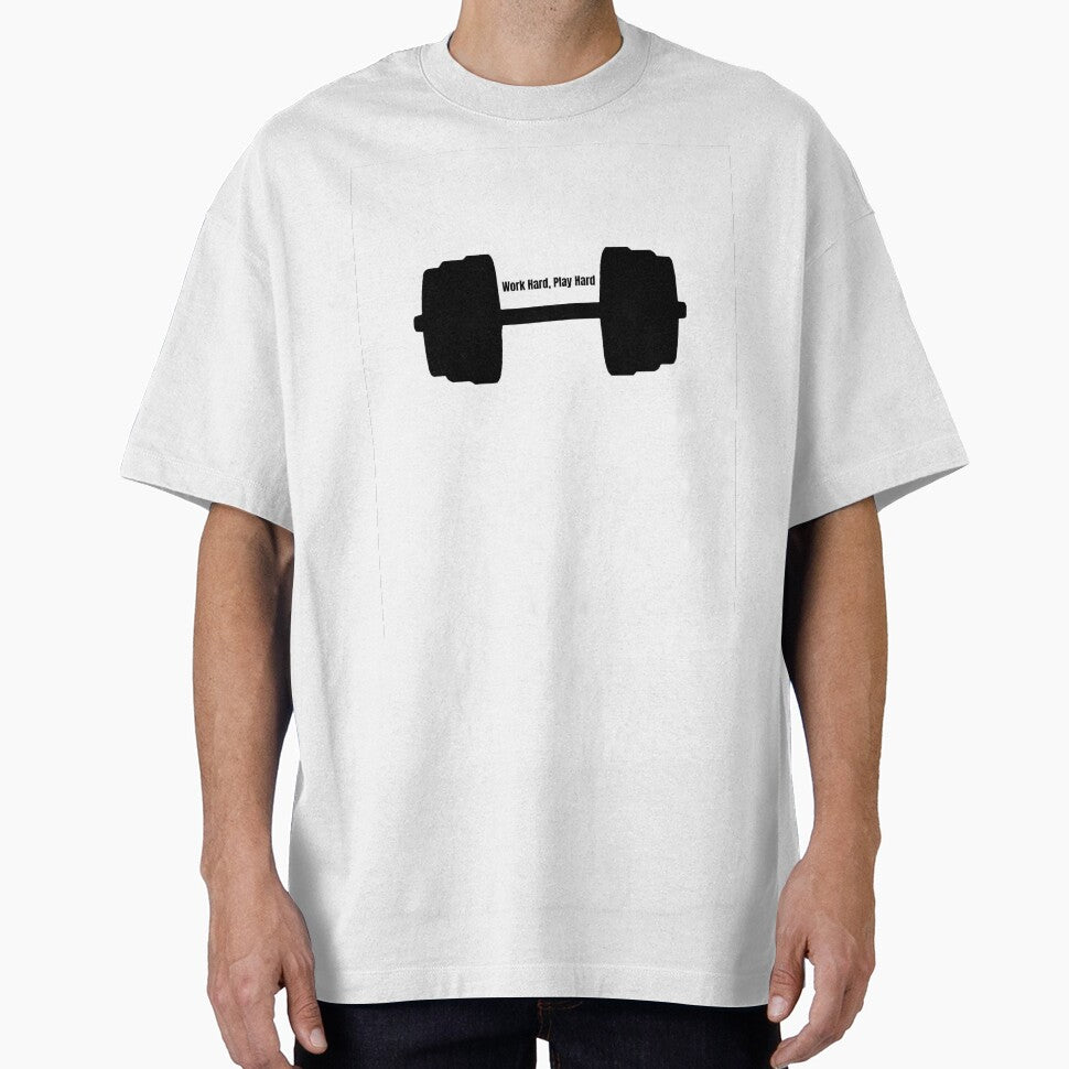 Work Hard Play Hard — Gym Dumbbell Fitness Motivation by chubbipop