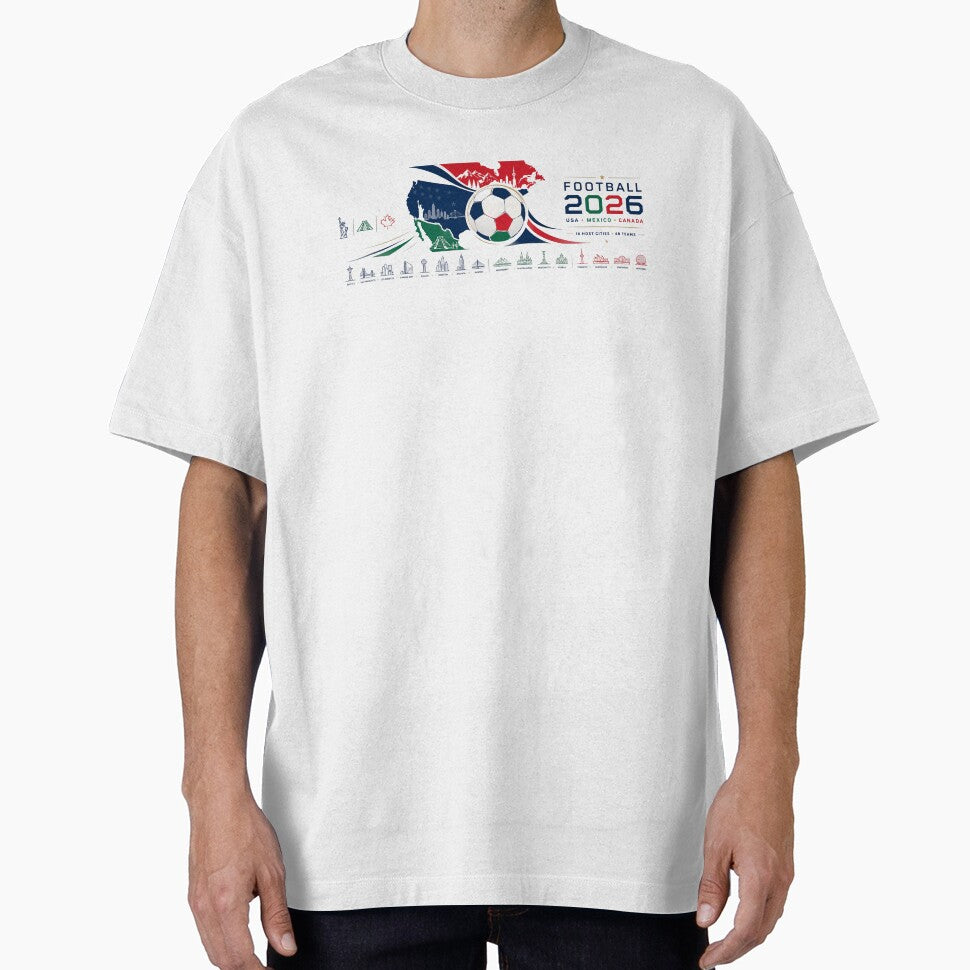 Football 2026 Mug, Minimal USA Mexico Canada Soccer Cup, North America Football Gift, Modern Sports by emaga