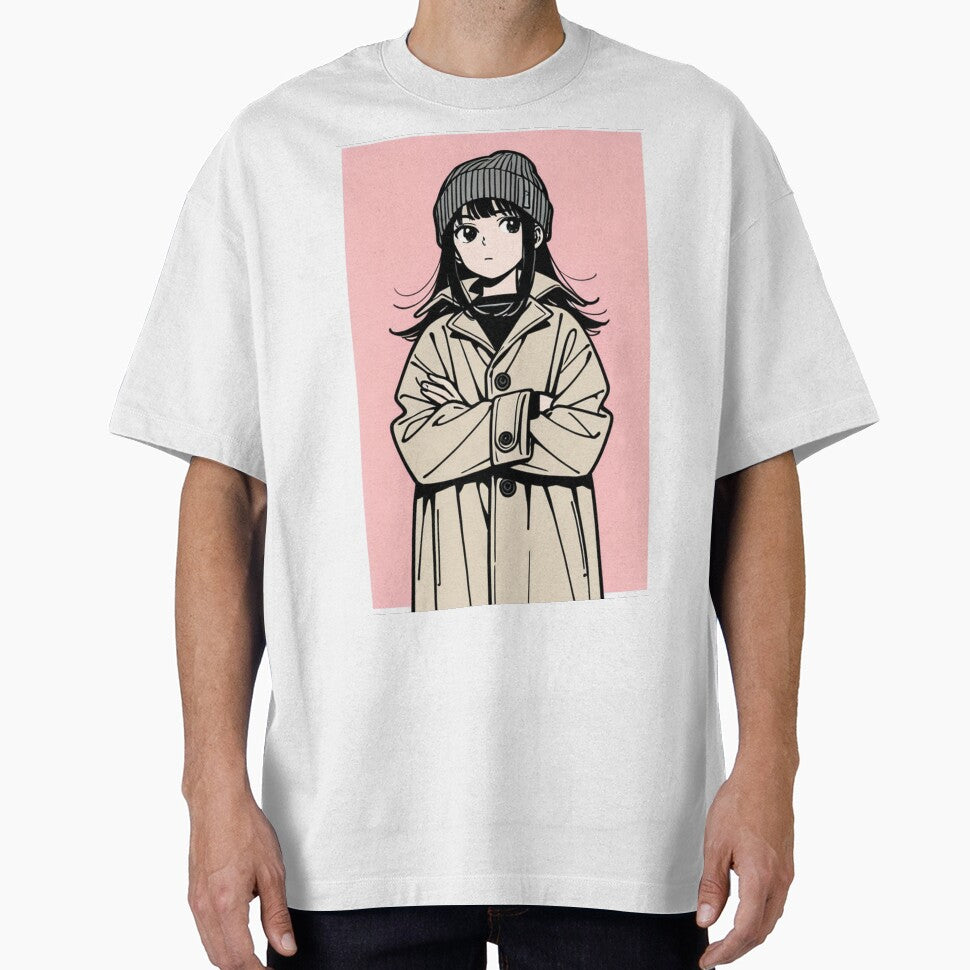 Fashion - Man in Black Trench Coat Beanie Streetwear Anime Variant 2 by AnimeShin