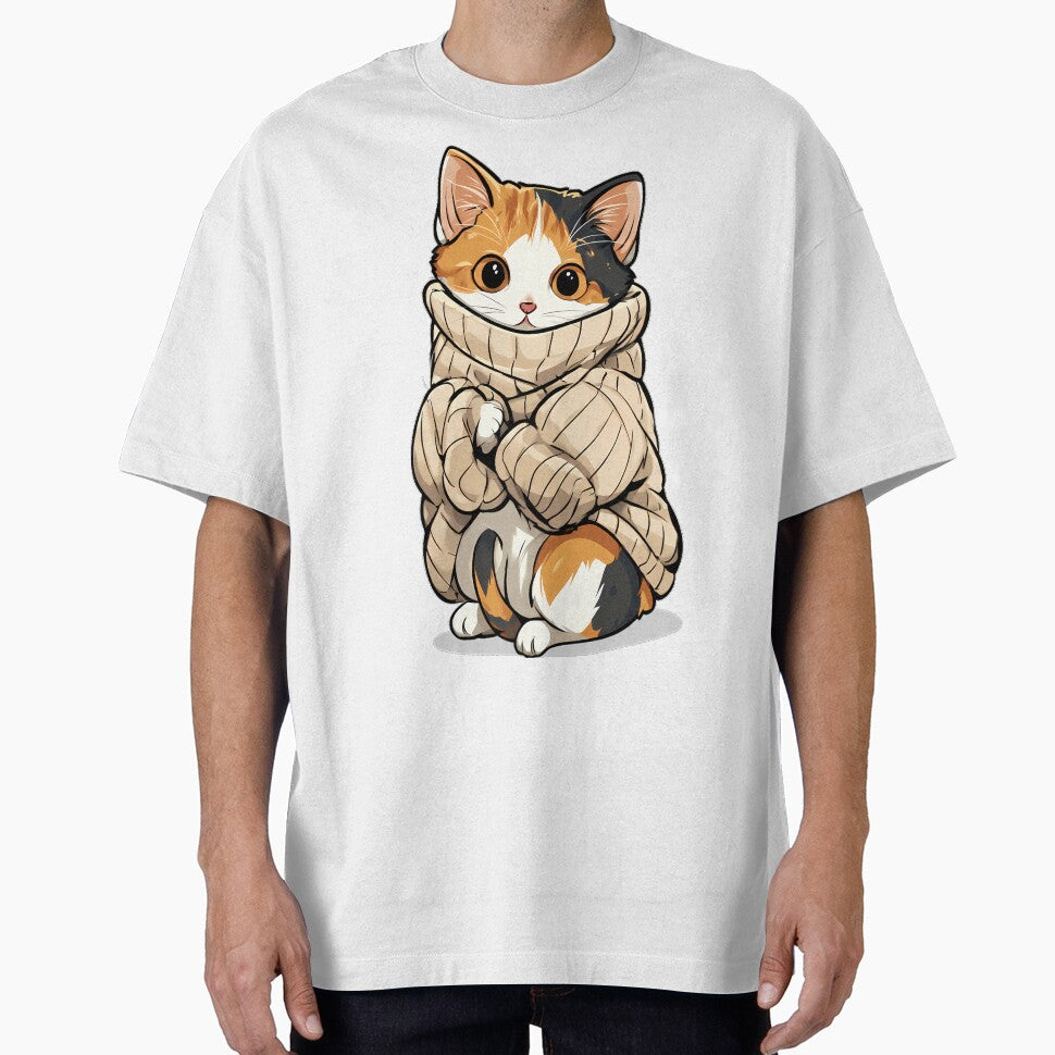 Calico Cat Cozy Sweater by pumsquare