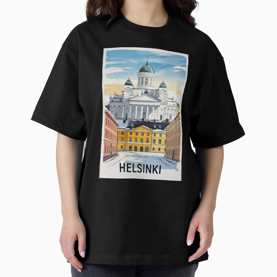 Helsinki Vintage Travel Poster by TravelerRat