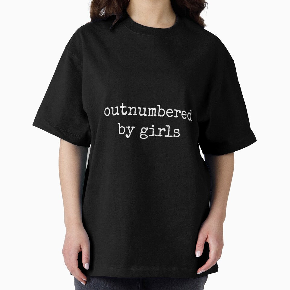 Outnumbered by Girls Funny Parenting Father's Day Dad Long Sleeve by mjohnson9