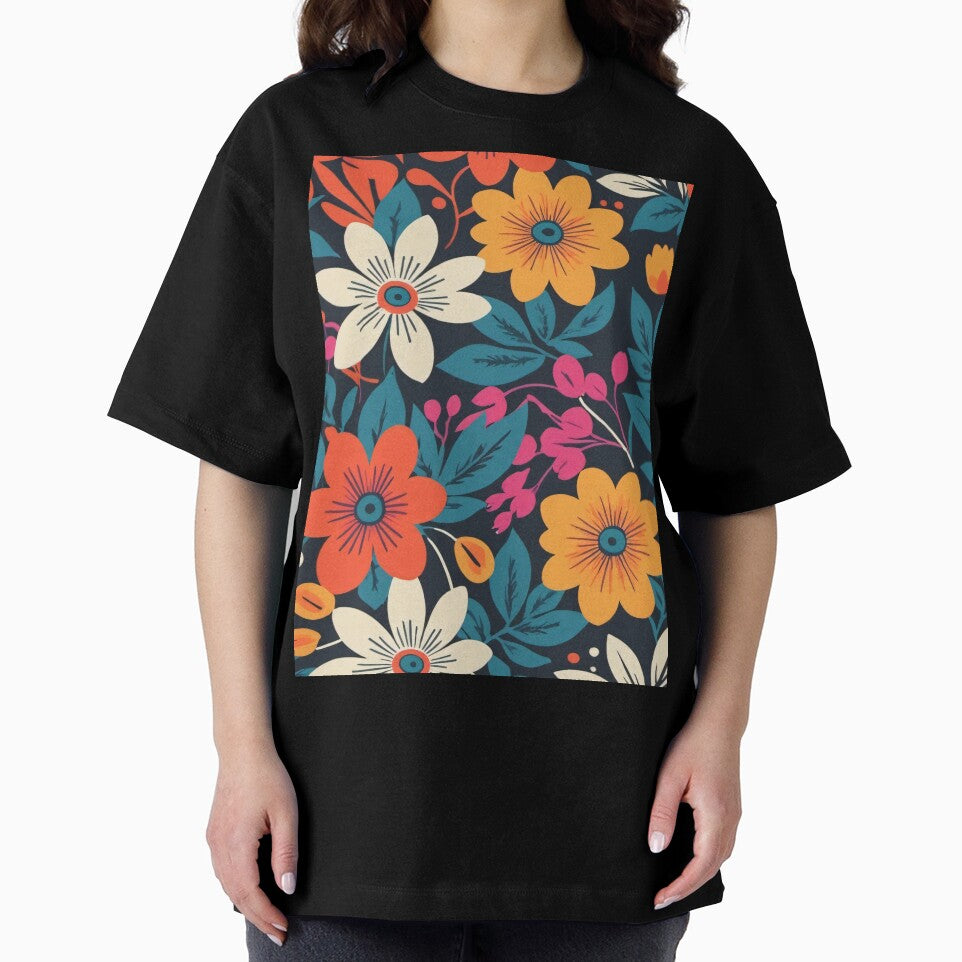 Vibrant Modern Floral Pattern by SeamPix