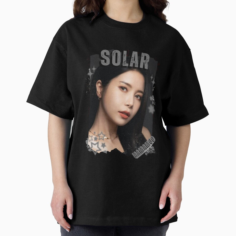 Mamamooo Solar Kpop Female group Scrapbook Collage Cozy Y2K Vintage Design by HELL0WBELLO