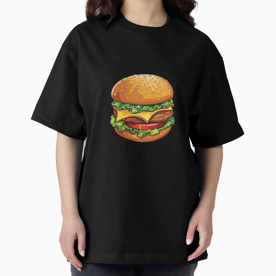 Burger Tasting Girl (Black) by sunset-capturer
