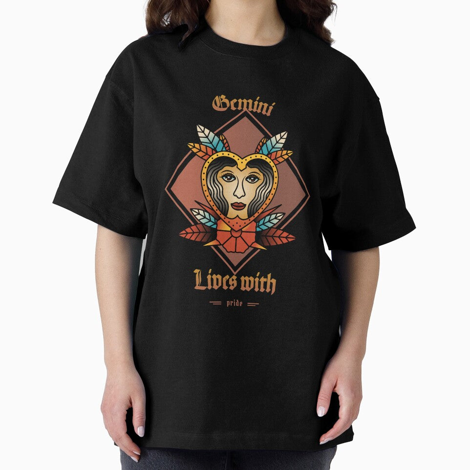 Gemini Lives with pride -  graphic design -  birthday gifts by jerrylaza