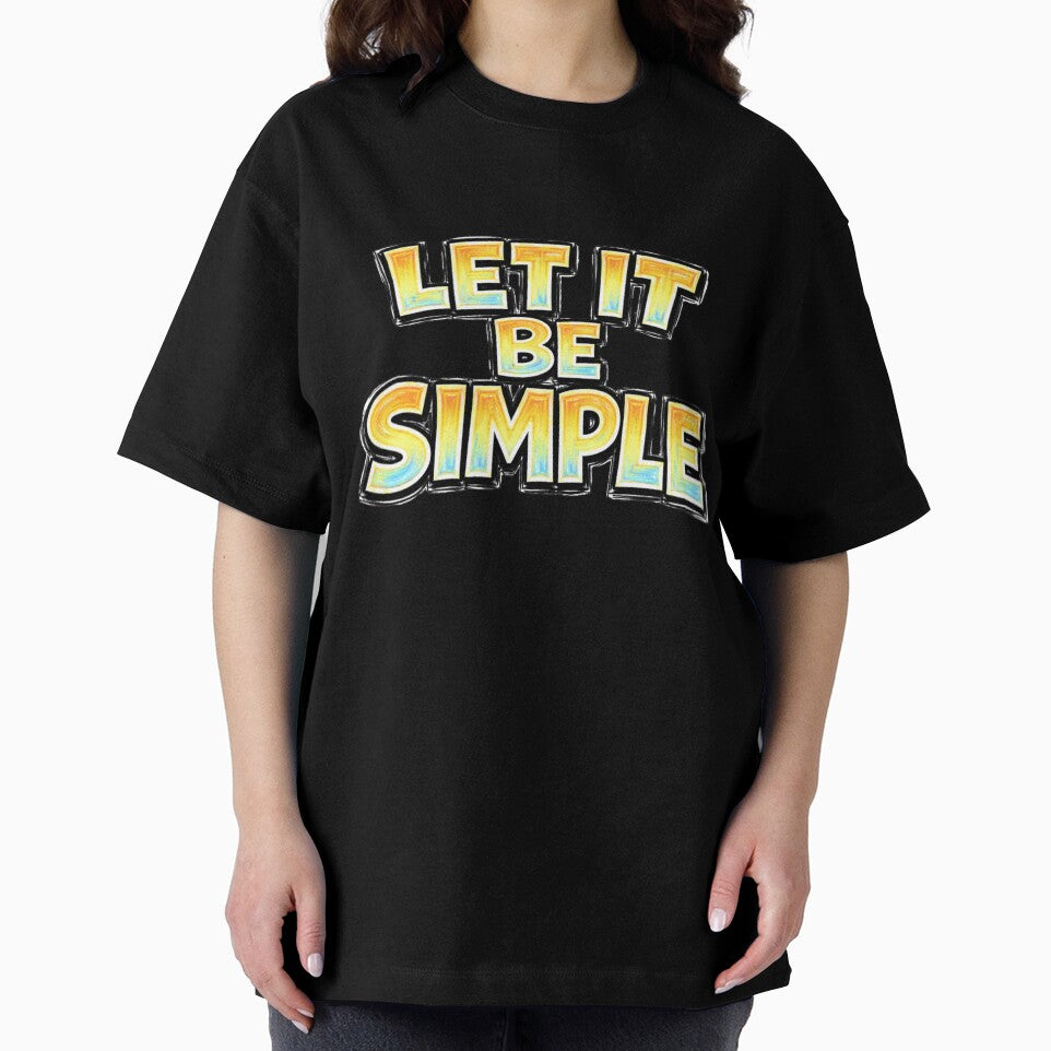 LET IT BE SIMPLE – hand drawn childlike typography by Mac Sketches