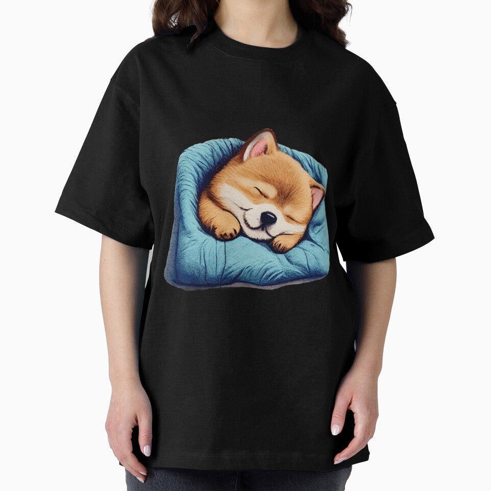 CUTE DOG sleeping Oversized by Sanchogrdes