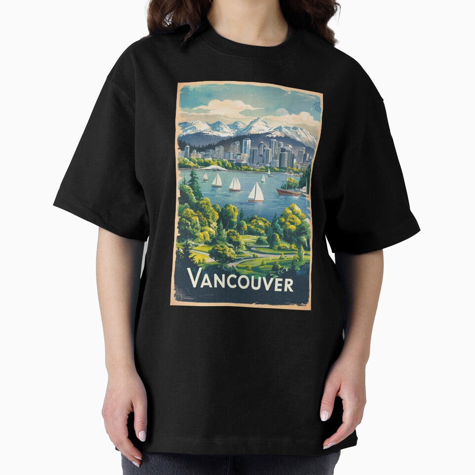 Vancouver Vintage Travel Poster by TravelerRat