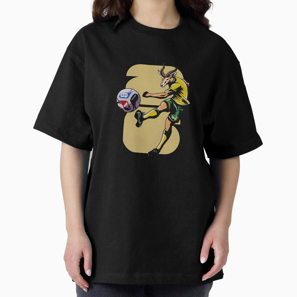 South Africa Springbok Soccer T-Shirt_91176937 by kevincuellar