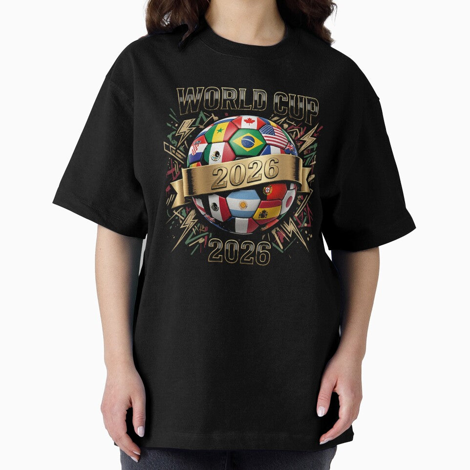 2026 World Cup Soccer Ball Flags - Global Football Championship Celebration Classic T-Shirt by ‘Nothing Scares Me’ Store