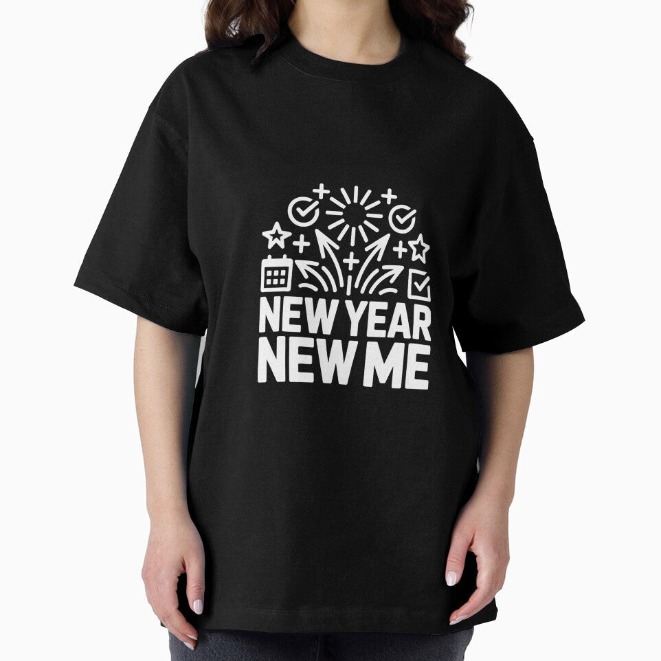 New Year New Me Resolution T-Shirt - Fresh Start Goals by Reichcorp