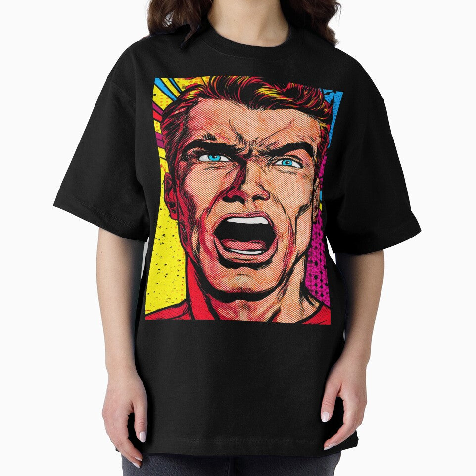 Pop Art Angry Man by NicolasGlowArt