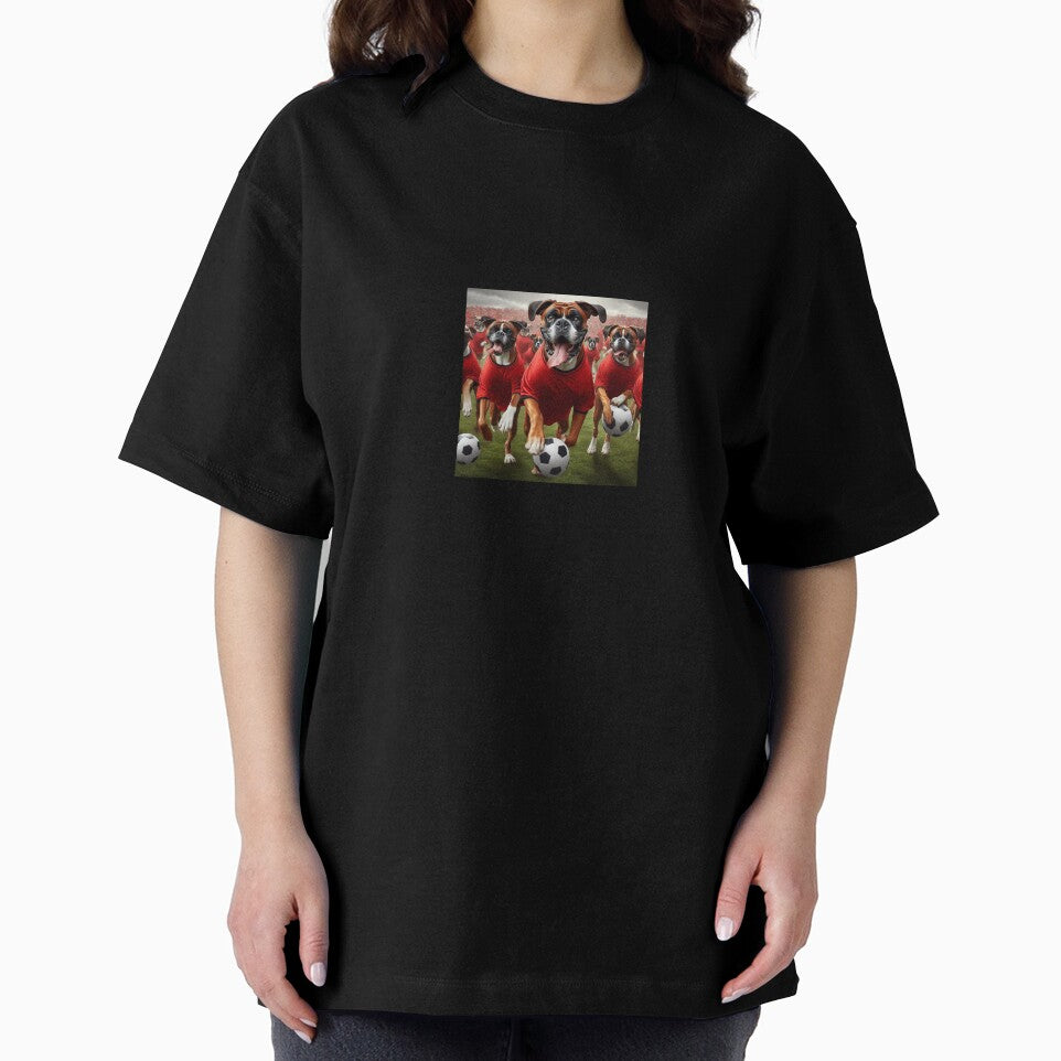Boxers love football too! Soccer and Dog Lovers - Liverpool, Manchester United, Arsenal, Nottingham Forest - Any dog, any colour by Humour House Designs