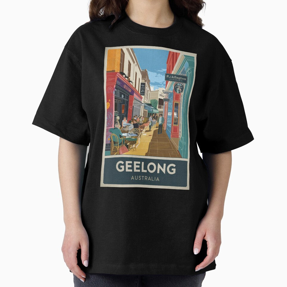 Geelong Vintage Travel Poster by TravelerRat