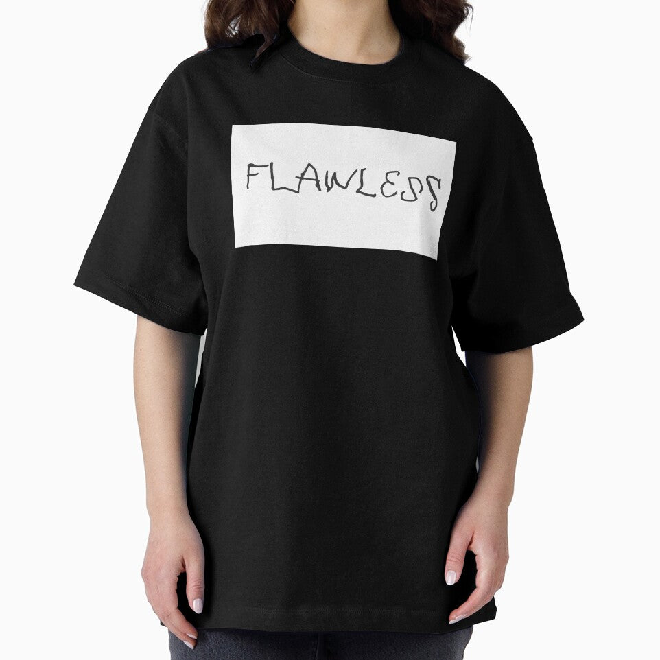 flawless cool design tshirt text by loubrokethewall