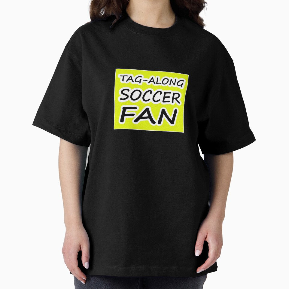 Tag-Along Soccer Fan - Words on Yellow Background by Beachy