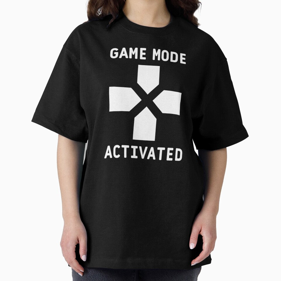 Game mode activated - text based design and icon - gifts for a people who love plays video games by Nemesiscrowd