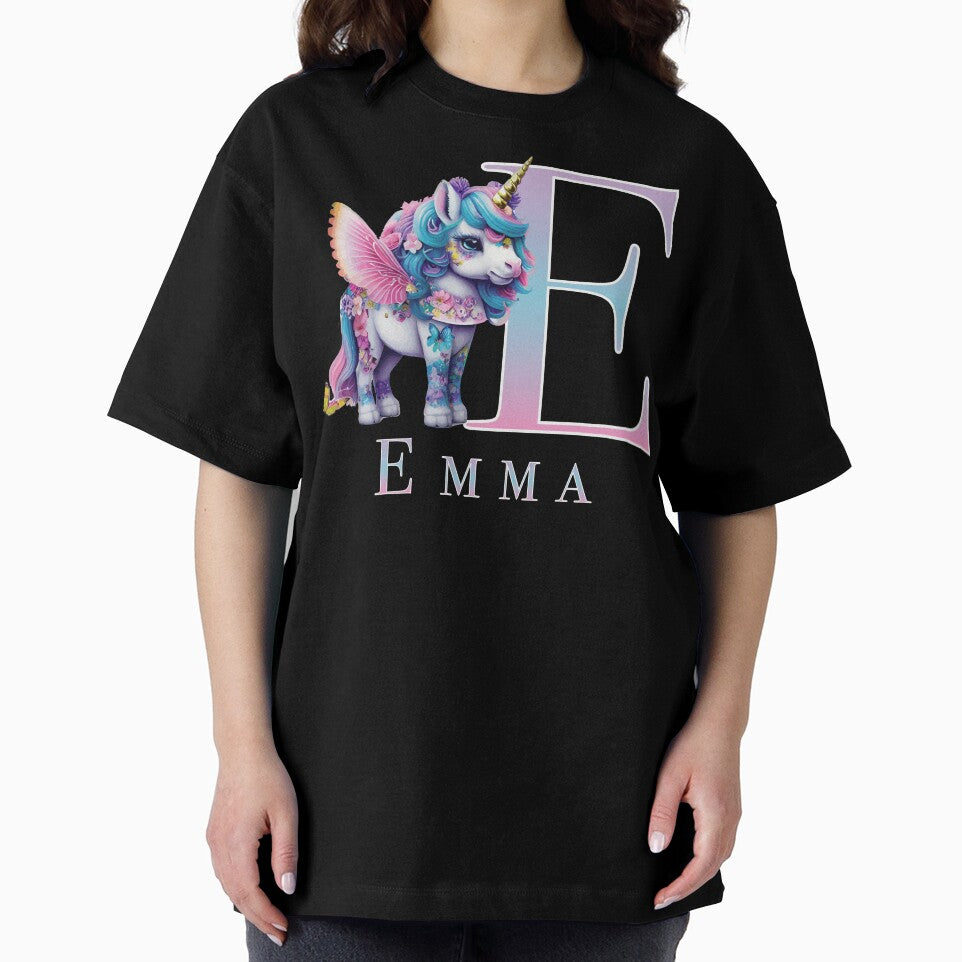 Emma name with a cute unicorn by Lubellebubble20