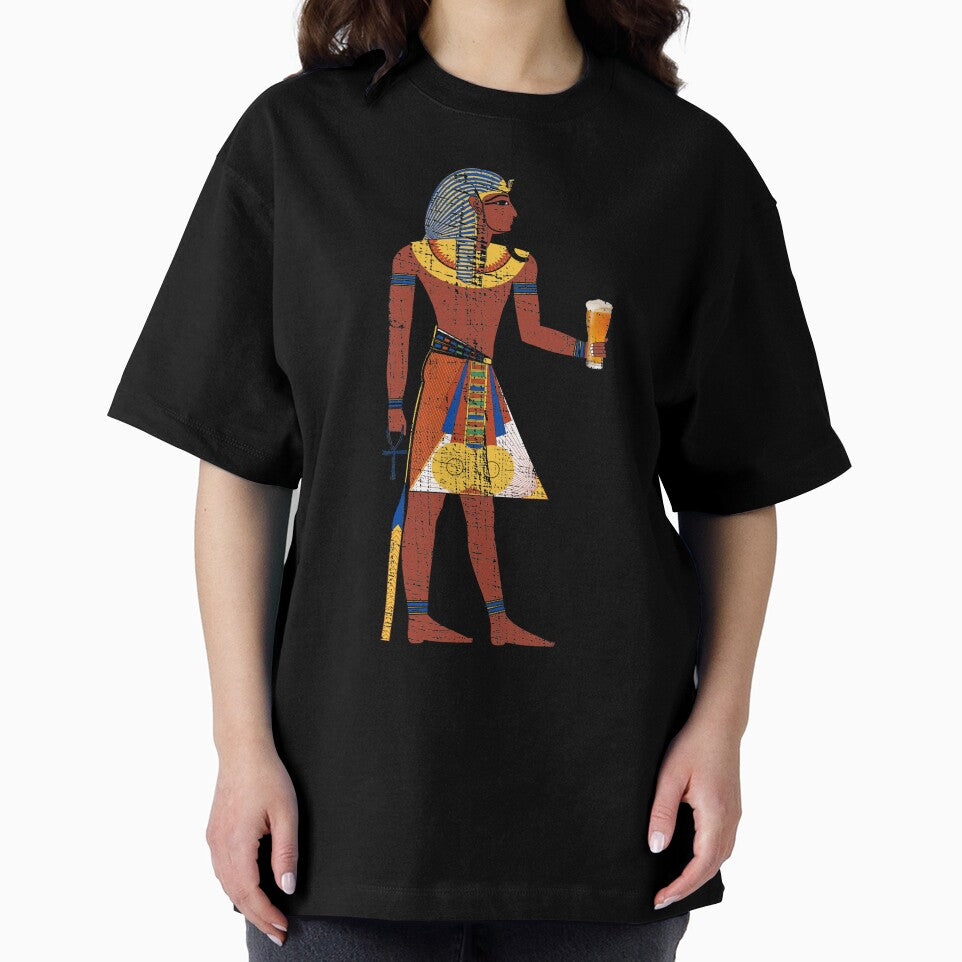 Egyptian Drinking Craft Beer Graphic by webdango