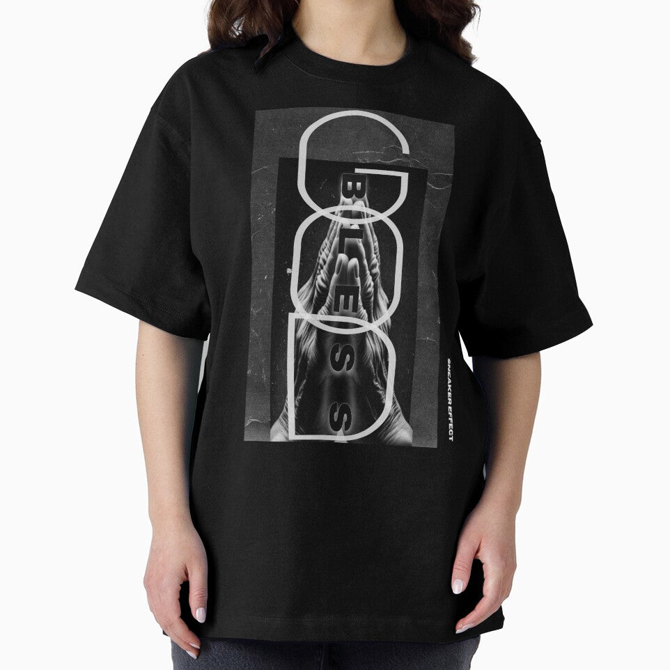 GOD BLESS Motivational Inspirational hiphop Streetwear Graphic Tee by Sneaker Effect by SNEAKER EFFECT