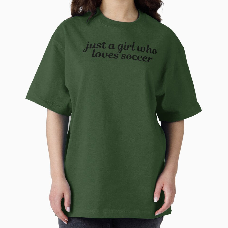 Just A Girl Who Loves Soccer Lover Sports Lover by CCKimShop